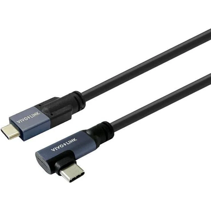 VivoLink USB-C auf USB-C Kabel, 2m, unterstützt 20 Gbps Datenübertragung