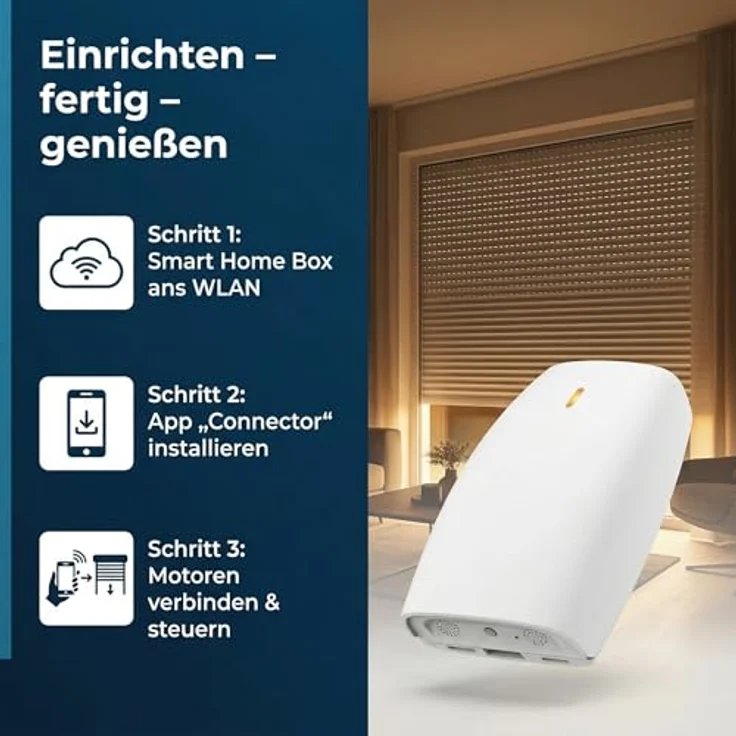 Heicko Smart Home Box - G2 und BI, Smart Home Hub mit Sprachsteuerung, Weiss – Bild 7
