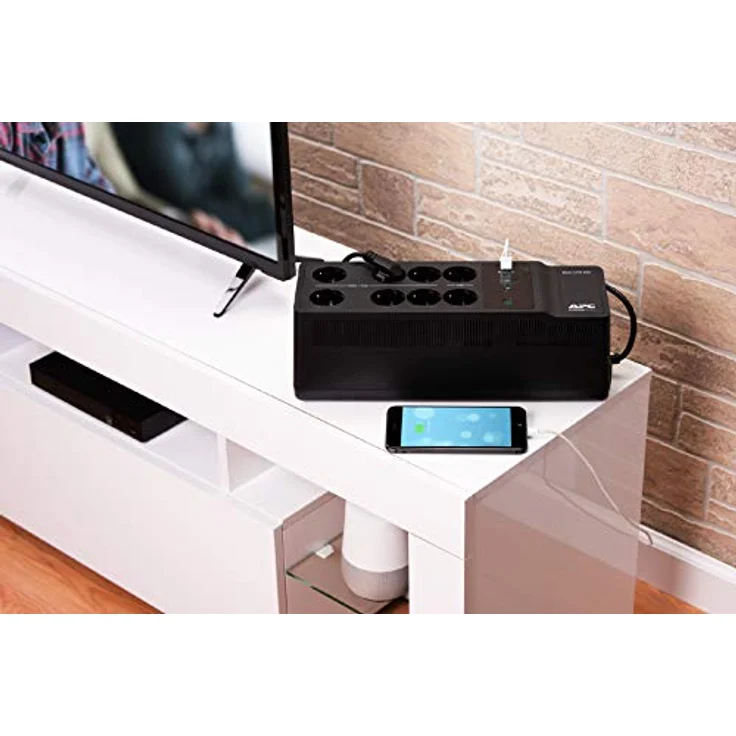 APC Back-Ups es - BE850G2-GR - Unterbrechungsfreie Stromversorgung 850VA (8 Schuko Ausgänge, Überspannungsschutz) – Bild 3