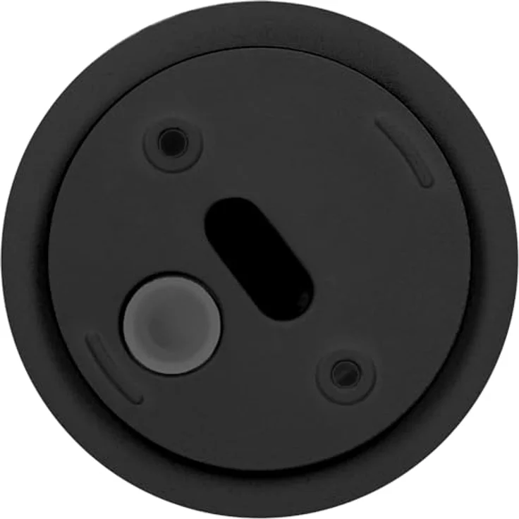 Adviti Megy Deckenleuchte Runde GU10 IP54 Wasserdicht 50W Max Milchfarbener Lampenschirm (Schwarz) – Bild 5