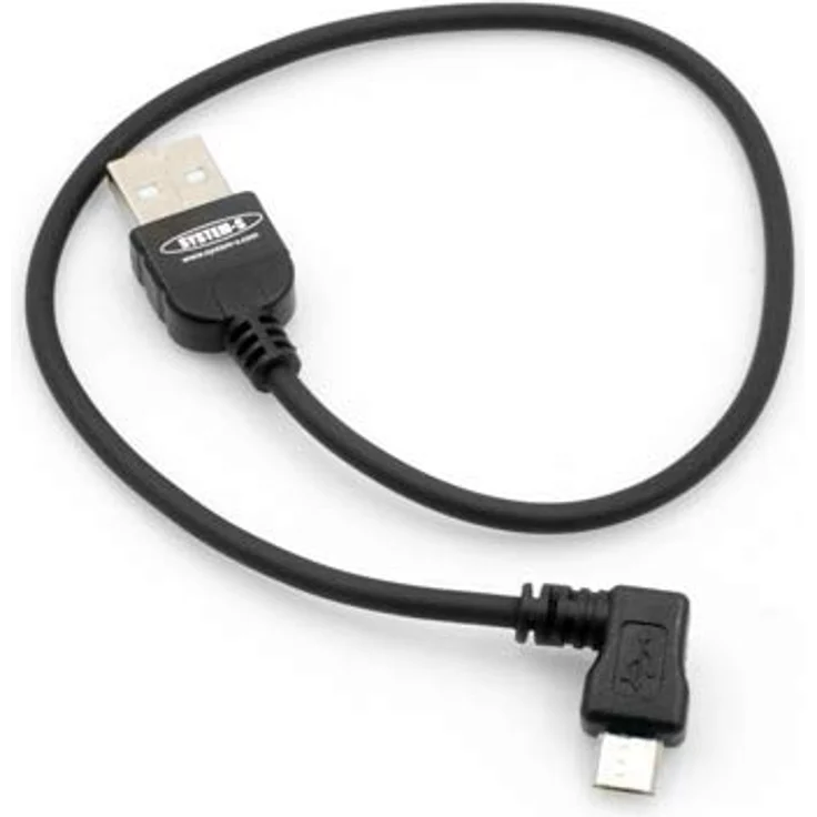System-S USB Kabel Micro zu Typ A Stecker Winkel 30 cm – Bild 8