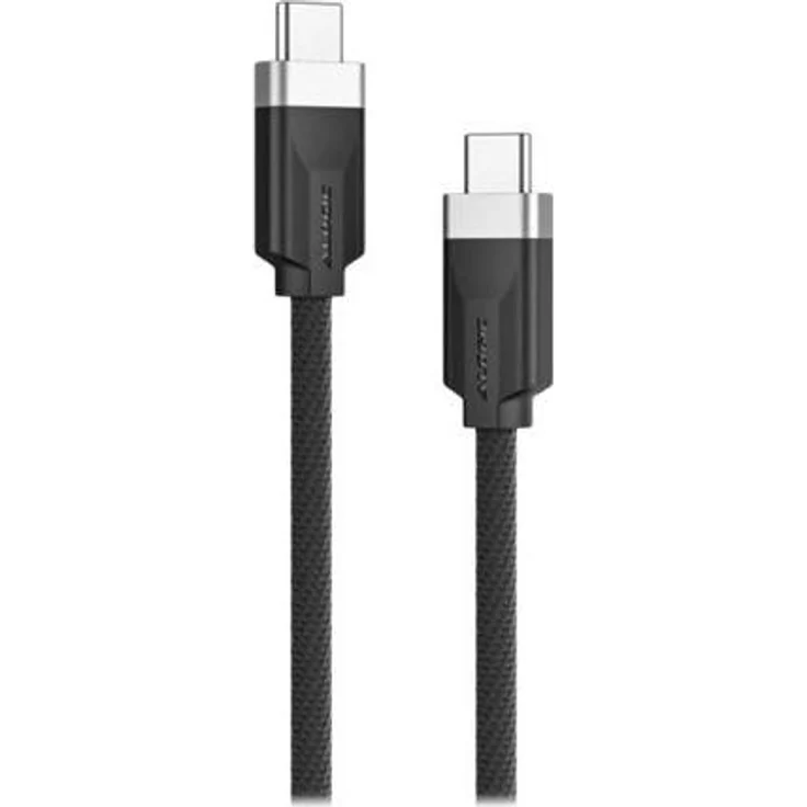 ALOGIC USB 3.2 Anschlusskabel Typ C -C 5A M/M, 1m, geflochten, ultra HD (4K) Support, schwarz