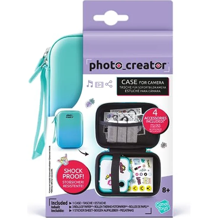 Canal Toys Studio Creator, Kameratasche für Sofortbildkamera, schützend, kompakt, Blau – Bild 2