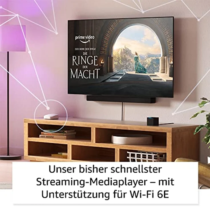 Fire TV Cube, Streaming-Mediaplayer mit Sprachsteuerung mit Alexa, Wi-Fi 6E, 4K Ultra HD 3. Generation – Bild 4