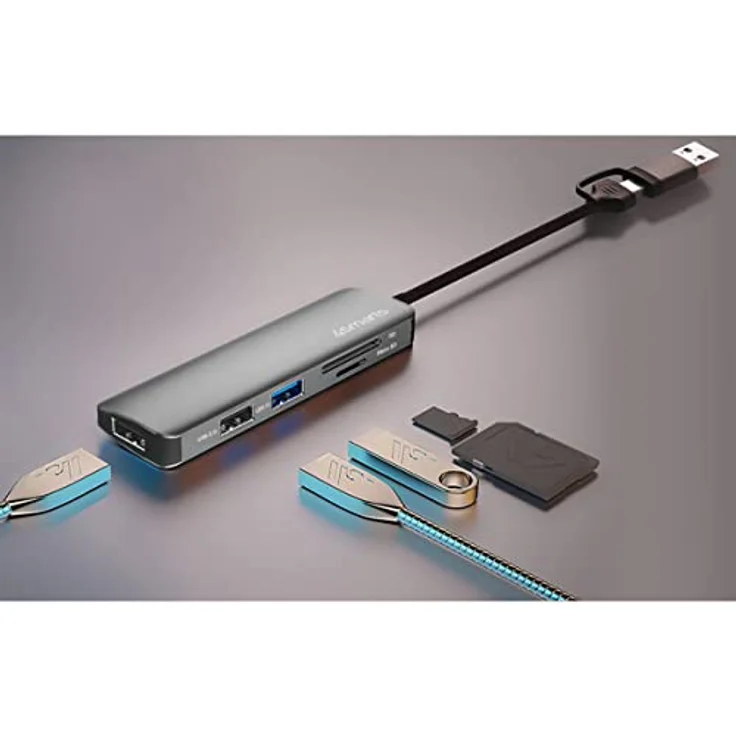 4smarts 5 in1 Mulitport USB Hub 469630 – Bild 5