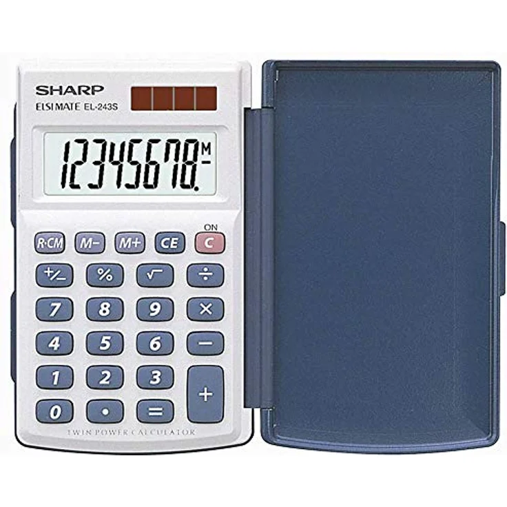 Sharp EL-243S Taschenrechner 8-stellig – Bild 2