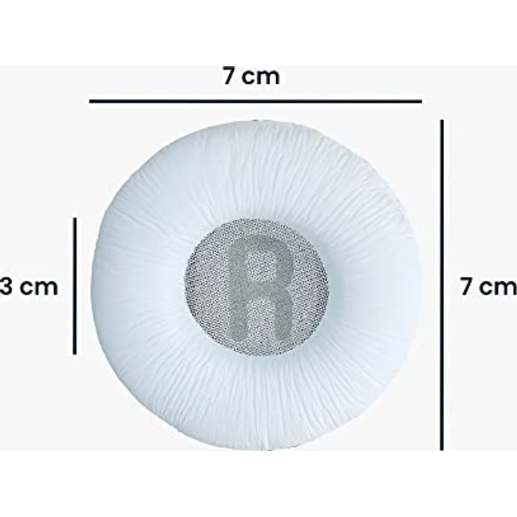 kwmobile 2X Ohrpolster kompatibel mit JBL Tune 600 / 500BT / 510BT / 520BT / 450 - Kunstleder Polster in edler Lederoptik - Ohrhörer Zubehör für Over Ear Headphones – Bild 4