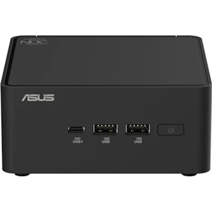 ASUS NUC 15 Pro Tall Kit RNUC15CRHI300000, Barebone Mini-PC mit Intel Core i3 1.2 GHz, 0 GB RAM, Wi-Fi 6 und Wi-Fi 7, Schwarz – Bild 5