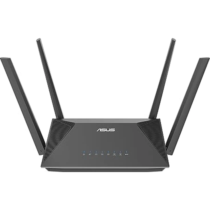 ASUS RT-AX52 AX1800 AiMesh kombinierbarer Router (WiFi 6, 1800 Mbit/s, Instant Guard, integriertes VPN, WPA3) – Bild 1