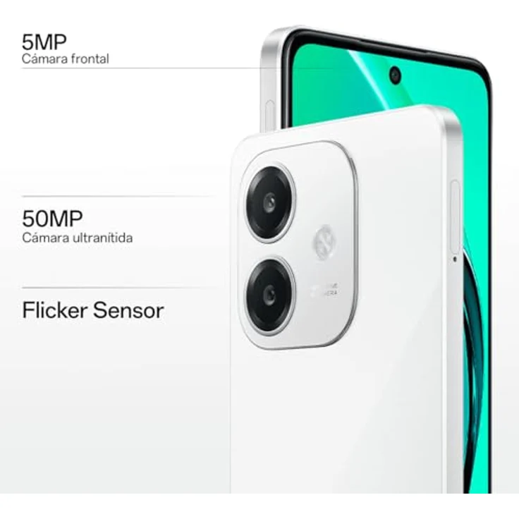 OPPO A40m 8/256GB white Smartphone mit 50 MP Rückkamera und Dual-SIM-Funktionalität – Bild 4