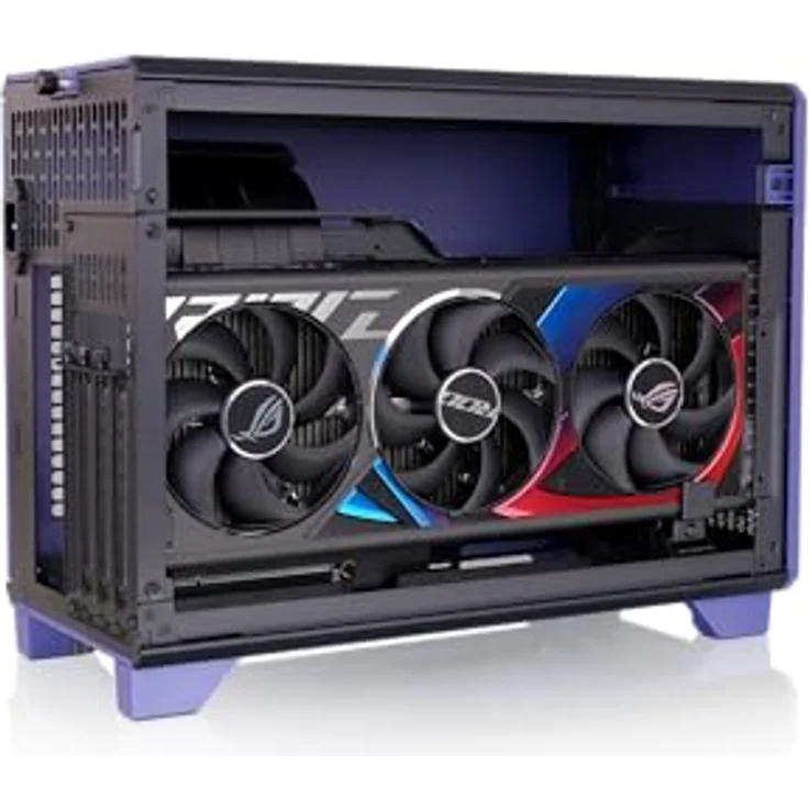 Thermaltake TR100 Mini Tower, super kompakt für Mini ITX Mainboards, Future Dusk, unterstützt Grafikkarten bis 360 mm und AiO-Wasserkühlungen bis 280 mm – Bild 6