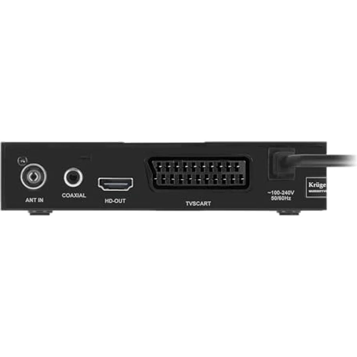Kruger&Matz KM0550D, DVB-T2 H.265 HEVC Tuner mit HDMI, SCART, PVR, EPG und USB-Anschluss, schwarz – Bild 3