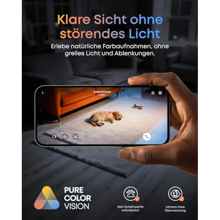 eufy eufyCam C35 (2er-Pack), Kabellose IP67 Überwachungskamera mit Farbnachtsicht, Gesichtserkennung, lokalem Speicher (bis 256GB), Magnetische Halterung, Solarpanel-Kompatibel, Ohne Abo – Bild 4