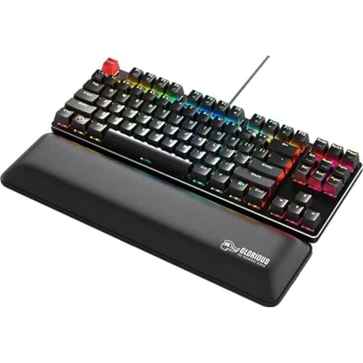 Glorious PC Gaming Race Tastatur-Handballenauflage - TKL, schwarz - Preisvergleich – Bild 5