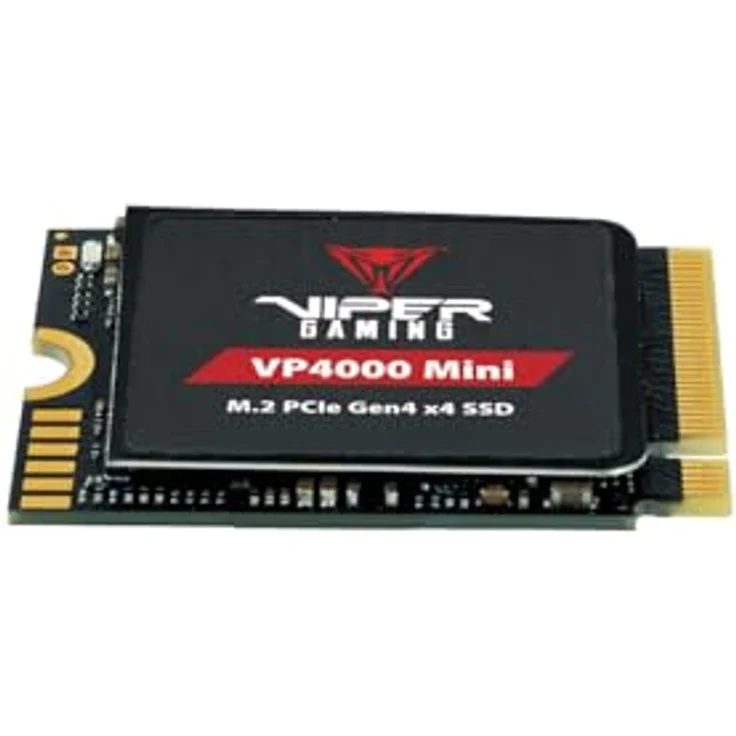 Patriot Memory Viper VP4000 Mini 500GB M.2 PCIe Gen4 x4 SSD - Solid State Drive - VP4000M500GM23, 4.700 MB/s Lesegeschwindigkeit, 1.700 MB/s Schreibgeschwindigkeit, NVMe 1.4 konform – Bild 2