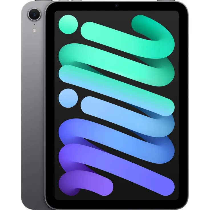 Apple iPad mini 7 (2024), Tablet, WiFi, 128 GB, 8,3 Zoll, 2.266 x 1.488 Pixel, iPadOS 18, 12 MP, Apple A17 Pro, Space Grau