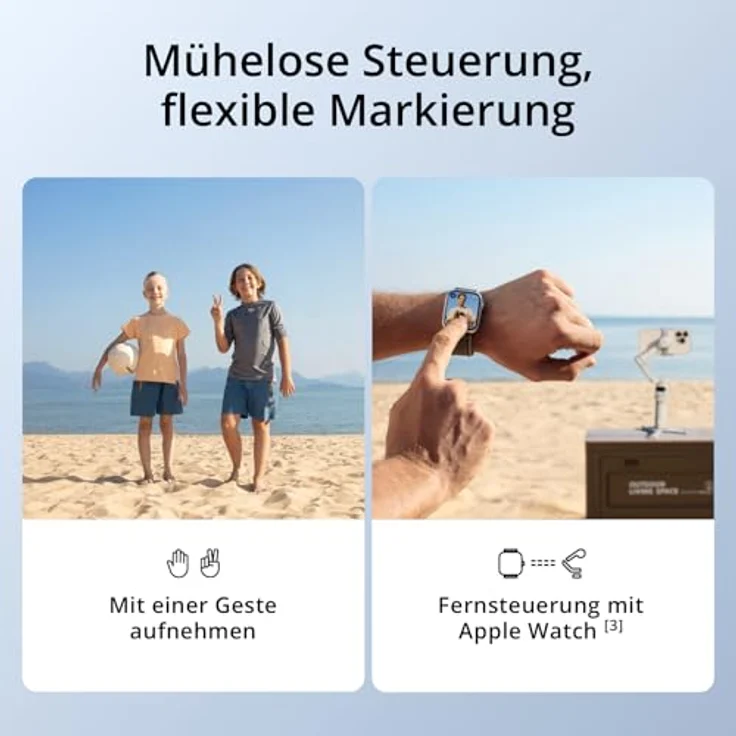 DJI Osmo Mobile 7 Gimbal-Stabilisator für iPhone, Android, Ultraleicht, 3-Achsen-Smartphone-Gimbal, ActiveTrack 7.0, ShotGuides, 10 Std. Nutzung, schwarz – Bild 5