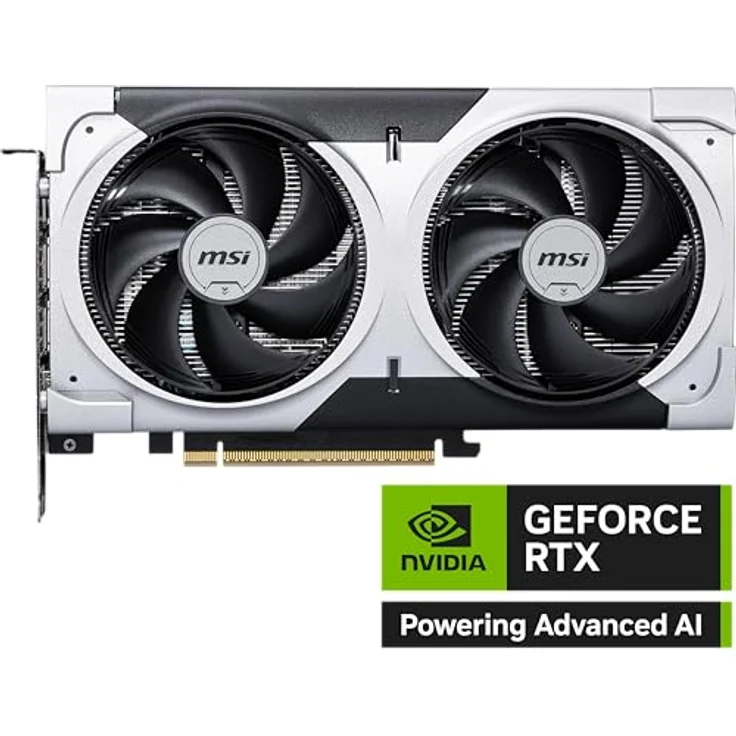 MSI GeForce RTX 5060 Ti 8G Ventus 2X OC Plus, 8GB GDDR7, Boost 2602 MHz, PCIe 5X 16, HDMI 2.1b, DisplayPort 2.1b, Extra Core-Pipes – Bild 2