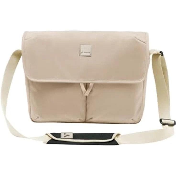 Vaude Coreway Messenger, Laptop-Tasche mit 38 cm Laptopfach, 100% PET, beige, 38 x 16 x 30 cm – Bild 3