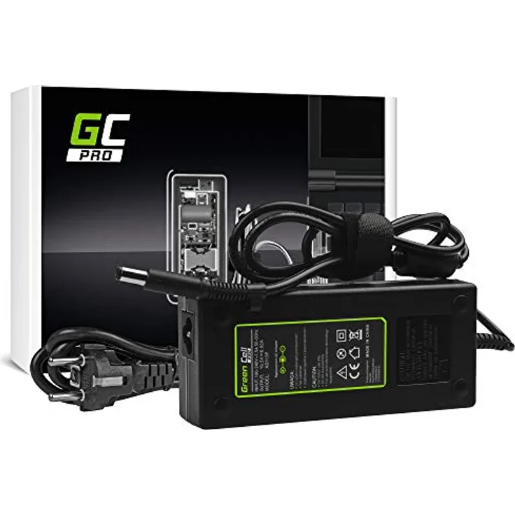 GC PRO Netzteil für HP Compaq 6710b 6715b 6715s 6910p 8510p nc6400 nx6110 nx7300 nx7400 Laptop Ladegerät inkl. Stromkabel (19.5V 6.92A 135W)