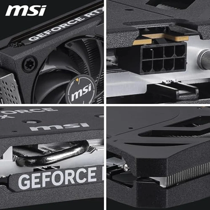 MSI RTX 5050 8GB SHADOW 2X OC, Grafikkarte mit 8 GB GDDR6-Speicher, NVIDIA G-SYNC, Hybrid-Kühlungstechnologie, 7680 x 4320 Pixel Maximalauflösung – Bild 8