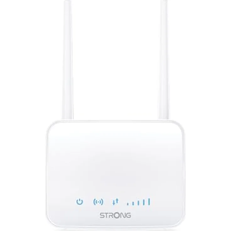 STRONG 4G-LTE-Router 350M - Mobilfunk-Router für stabile Hochgeschwindigkeits-Internetverbindung im Homeoffice, Ferienhaus oder Wohnmobil - Router mit SIM-Karte, weiß - Preisvergleich
