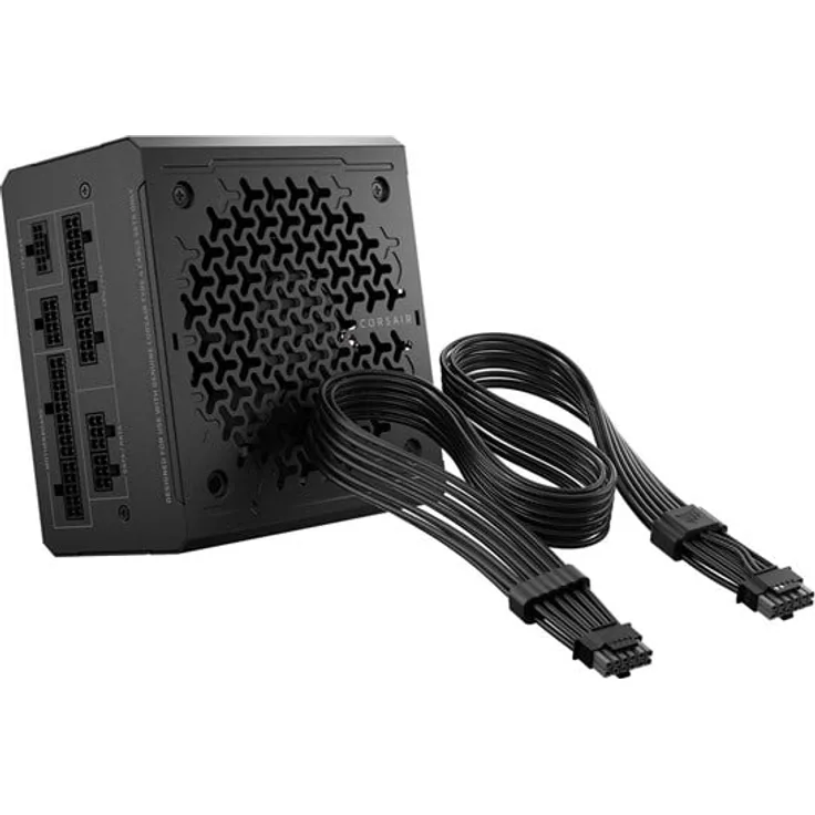 Corsair RM1000e (3rd gen) Netzteil, 1000 Watt, ATX 3.1, 80 Plus Platinum, schwarz, voll modular mit Zero RPM Mode