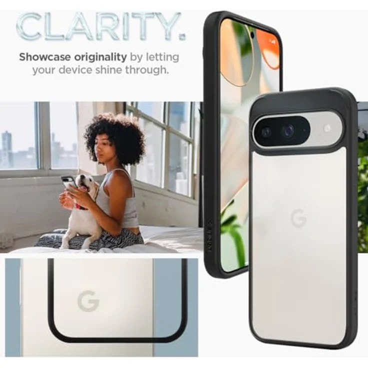 Spigen Ultra Hybrid Hülle für Google Pixel 9 Pro und Pixel 9 [Made for Google] -Schwarz

Ich hoffe, das entspricht deinen Anforderungen. – Bild 3