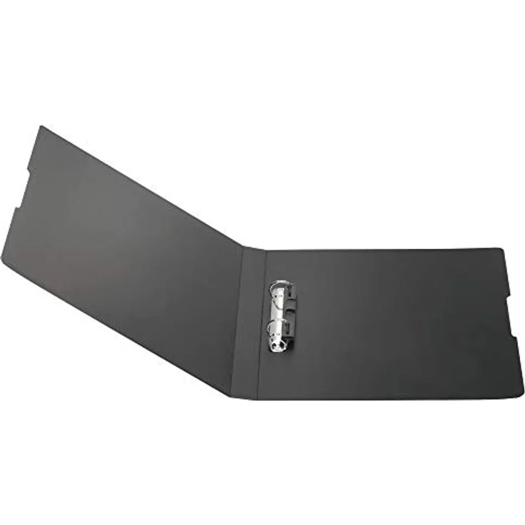 Herlitz Präsentationsordner, Ringbuch A4 PP 2-Ring 2,7cm opak schwarz – Bild 4