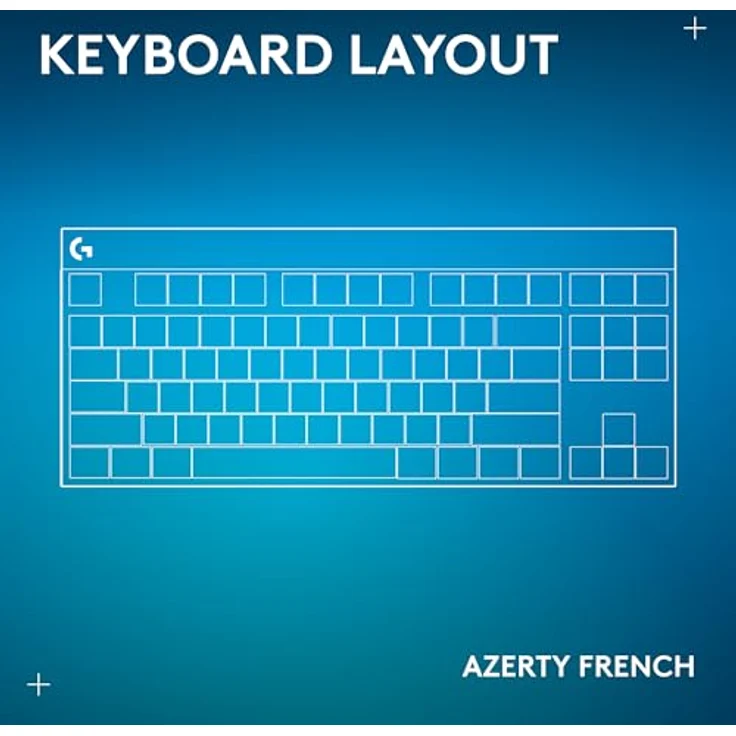 Logitech G G915 X Lightspeed TKL Low-Profile Wireless Gaming Keyboard - FRA AZERTY-Layout, LED-LIGHTSYNC RGB, Low-key gaming control, sleek design – Bild 3