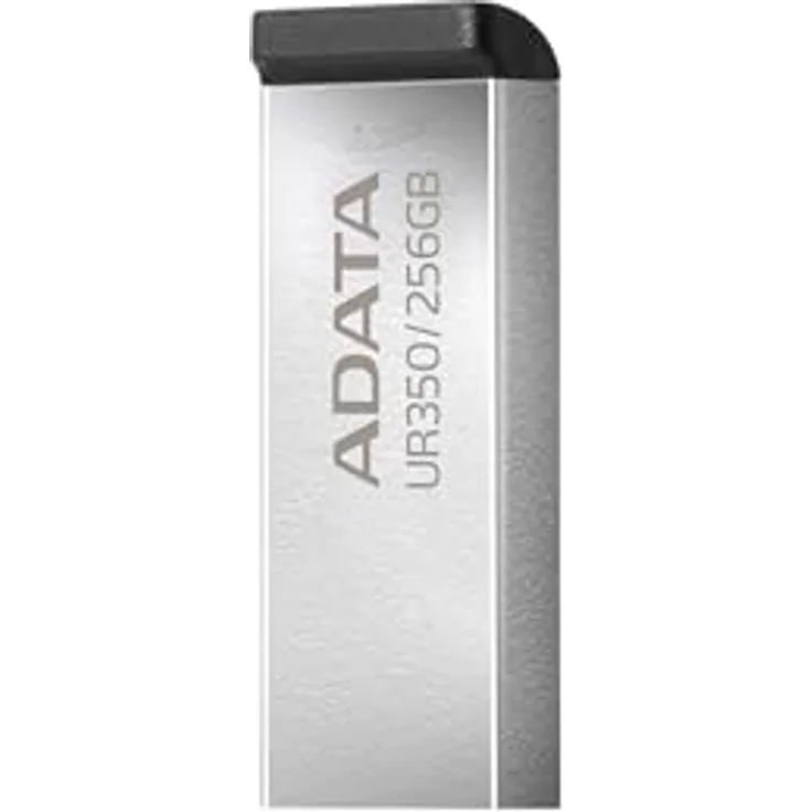 ADATA UR350 256GB USB-Stick, USB 3.2, kappenloses Metallgehäuse, wasser-, stoß- und staubresistent