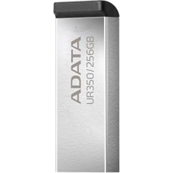 ADATA UR350 256GB USB-Stick, USB 3.2, kappenloses Metallgehäuse, wasser-, stoß- und staubresistent – Bild 1