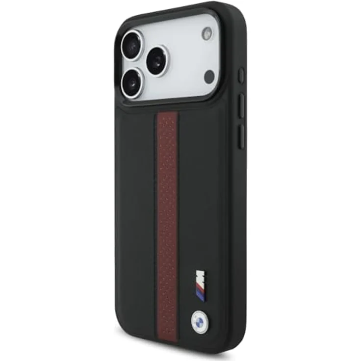 BMW M Perforated Stripe Logo MagSafe Case für iPhone 17 Pro Max, rote Schutzhülle aus hochwertigem Material – Bild 2
