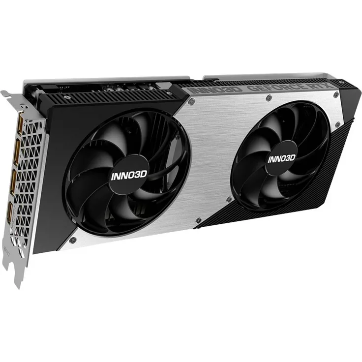 Inno 3D GeForce RTX 5060 Twin X2 OC, 8 GB GDDR7-RAM, Boost-Frequenz bis 2527 MHz, HDMI und DisplayPort-Anschlüsse