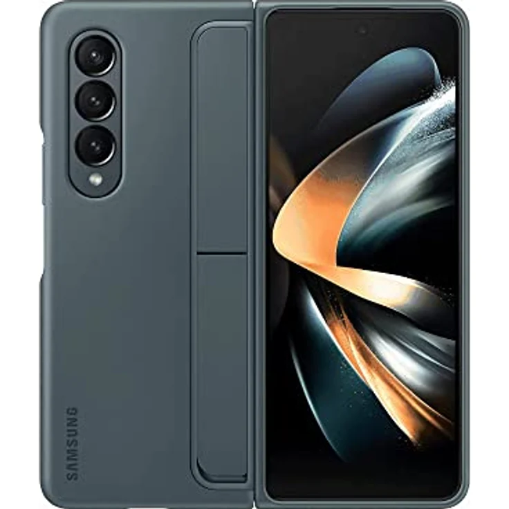 Samsung Standing Cover EF-OF93P für das Galaxy Z Fold4 | Smartphone Cover, Handy-Hülle inklusive S Pen und Ersatzspitzen, Schutz Case, stoßfest, Graygreen – Bild 5