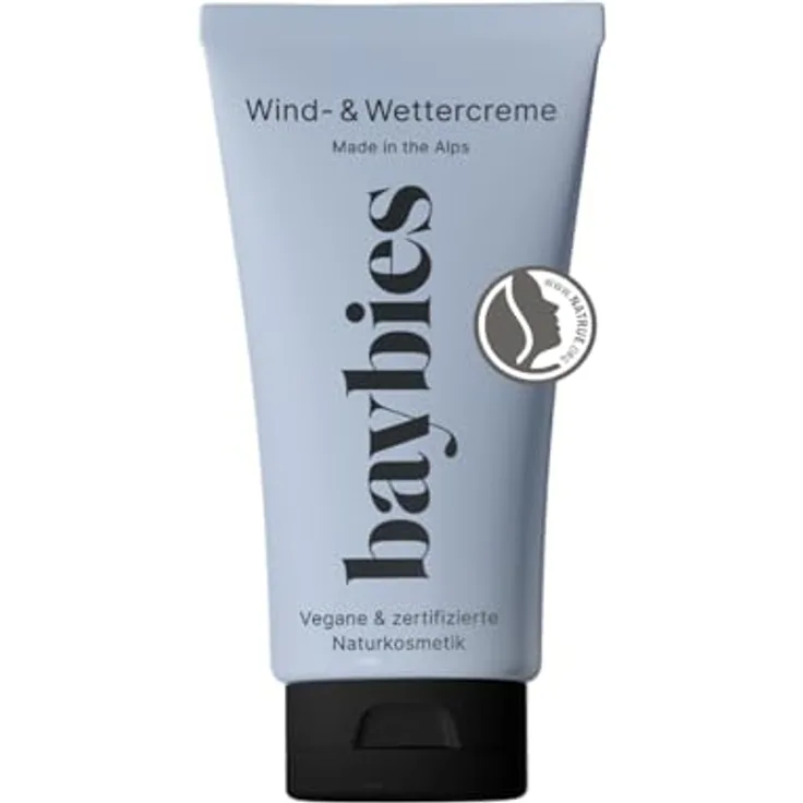 baybies Wind und Wettercreme 50 ml, Schützt vor Kälte und Nasse, Babycreme für sensible Babyhaut, Vegan & Naturzertifiziert, Mit Apothekerin Entwickelt