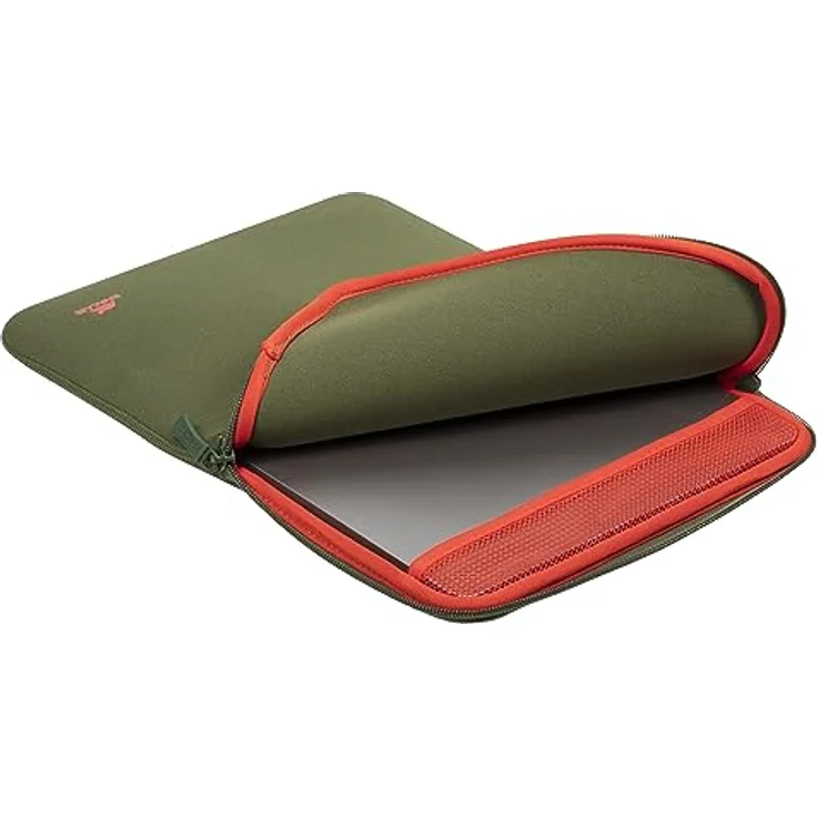 Rivacase Anti-shock Case für MacBook 13", vertikale Notebooktasche aus Neopren und Polyester, khaki-grün – Bild 5
