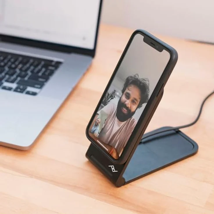 Peak Design Mobile Wireless Charging Stand V2, Qi2-zertifizierter 15 W Wireless Charger mit flexiblem Betrachtungswinkel, schwarz – Bild 5