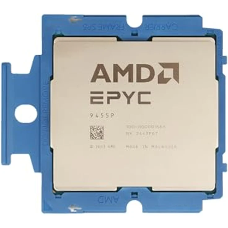 AMD EPYC 9455P, 3.15 GHz 48-Kern Prozessor, 256 MB L3-Cache, unterstützt DDR5-Speicher, optimiert für Serveranwendungen – Bild 2