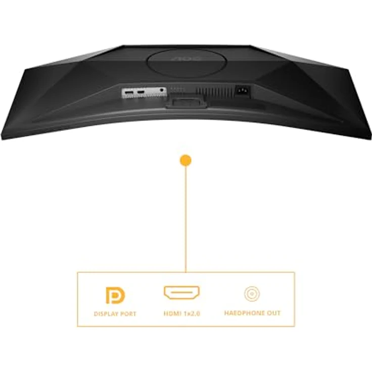 AOC CU34B3E 34 Zoll Curved UW-QHD Monitor, 120Hz, 1ms MPRT, VA Panel, Adaptive Sync, HDR Ready, Schwarz – Bild 4