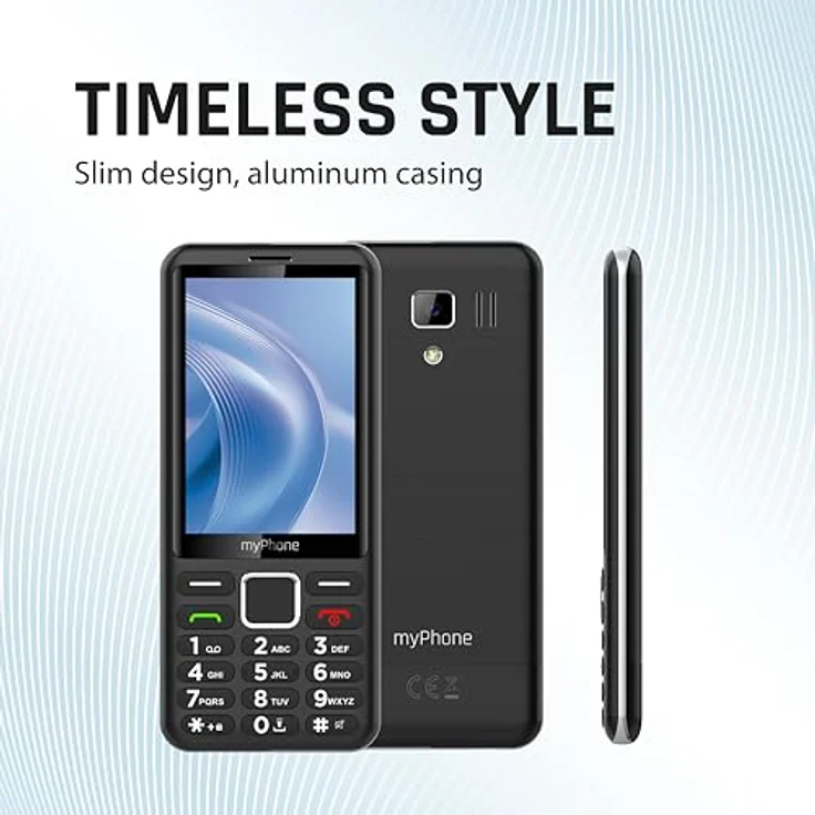 MP myPhone 3510 LTE, Seniorenhandy Dual-SIM 4G mit 3,5" Großtasten-Display, 1800 mAh Akku, FM-Radio, Klarer Sprachansage, 336 Tage Standby, Schwarz – Bild 5