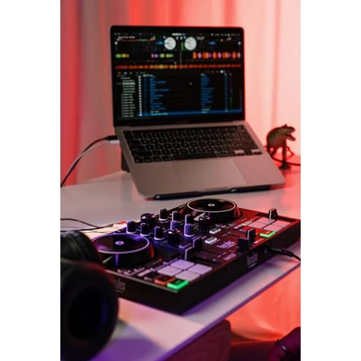 Hercules DJ Control Inpulse 200 MK3, DJ-Controller mit 90 mm Jogwheel, 4 Pad-Modi, USB-Audio-Interface, Serato DJ Lite, schwarz – Bild 6