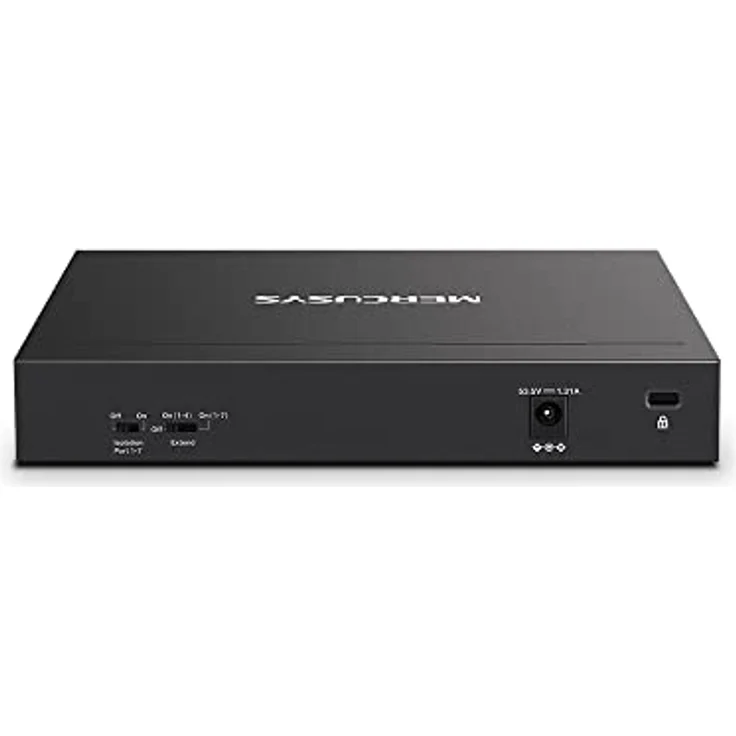 MERCUSYS MS108GP PoE Switch 8-Port Gigabit LAN Switch mit 7 PoE+ Ports, 802.3af/at PoE, lüfterlos, Robustes Metallgehäuse – Bild 3