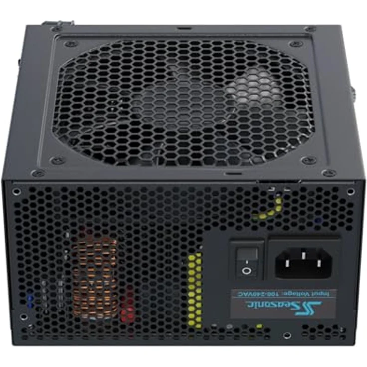 Seasonic G12 GM 80 PLUS Gold Netzteil, halbmodular, 750 Watt, effizient mit 120-mm-Lüfter, schwarz – Bild 3