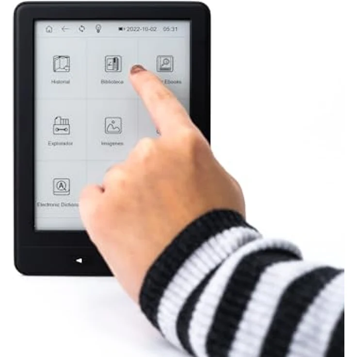 Woxter Ebook EB26-075, 6 Zoll eReader mit 4 GB Speicher und 1024 x 768 px Auflösung, EU-Stecker – Bild 3