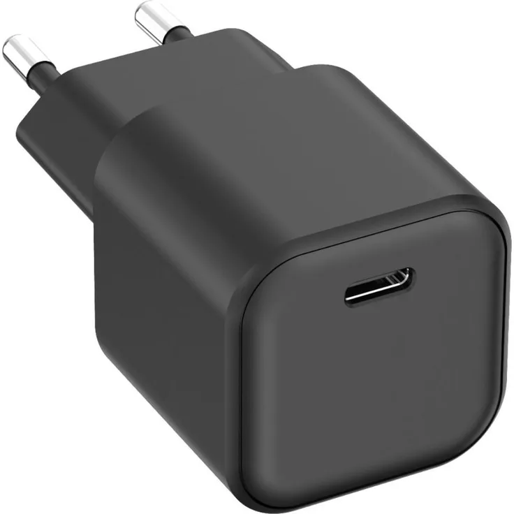 QUALO Nano PD GaN 35W USB-C Wandladegerät QLSN-C-35-01, schwarz, ultra-kompakt und leicht