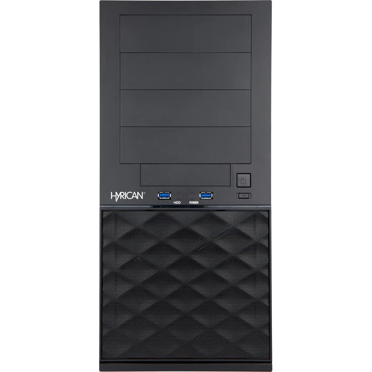 Hyrican CTS00977, Desktop-PC mit Intel Core i7-14700, 16 GB RAM, 1 TB SSD, Intel UHD Graphics, Windows 11 Pro, Schwarz