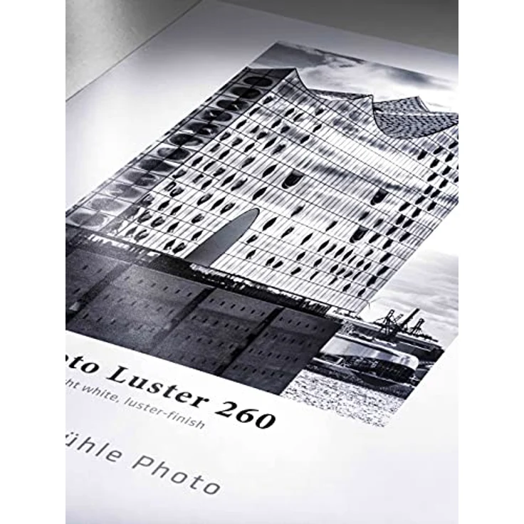 Hahnemühle Photo Luster Papier, 260 g/m², DIN A2, 420 x 594 mm, hellweiß, 25 Blatt – Bild 2