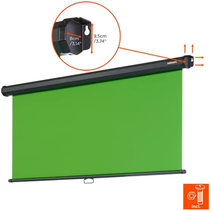 Celexon Rollo Chroma Key Green Screen 200 x 190cm – Bild 5