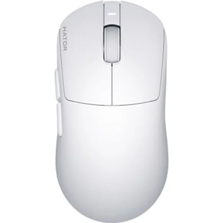 HATOR Quasar 3S Ultima 8K Wireless (White) - 46g ultraleichte Gaming-Maus, PixArt PAW3950 Sensor, 30.000 DPI, 3 Verbindungsmodi – Bild 1